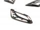 Indicator grill set -MOTO NOSTRA- Vespa GT, GTL, GTV, GTS 125-300 - shiny black