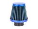 air filter Power 35mm carburetor connection blue