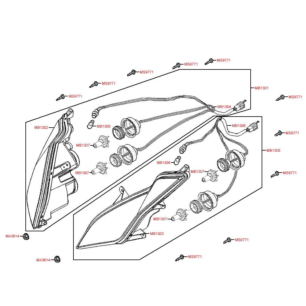 F01 front light