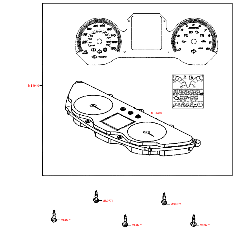 F02 speedometer