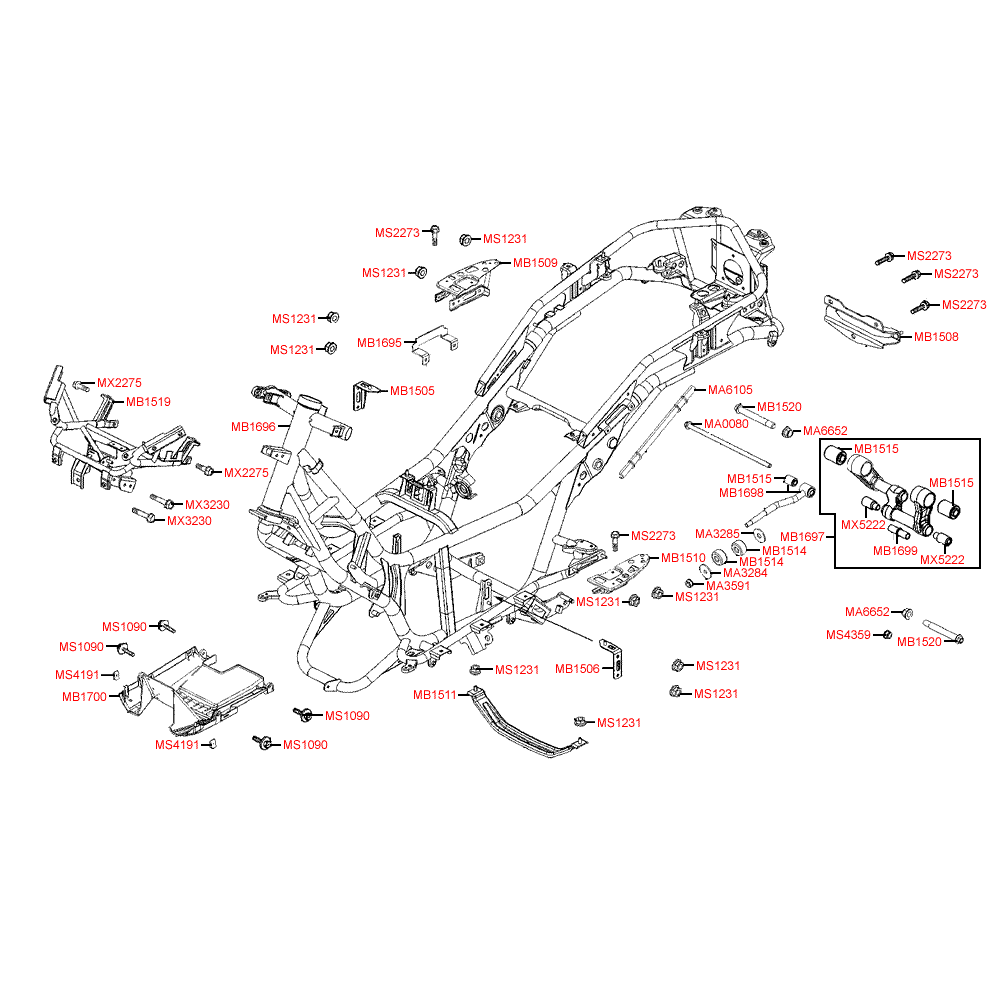 F19 frame