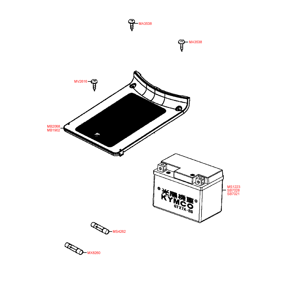 F11 battery & fuses